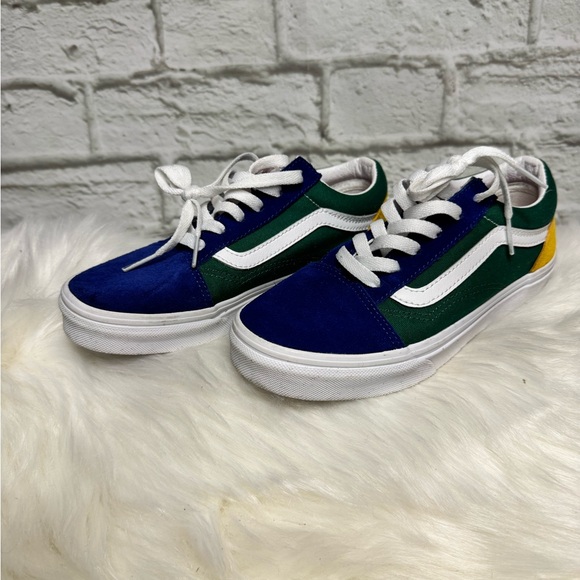 Vans Kids Sneakers in Blue and Green - Picture 2 of 6